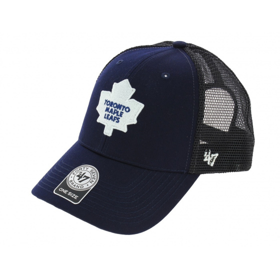 Mapple Leafs Blue Trucker Snapback Cap - 47 Brand 