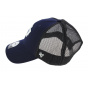 Blue Maple Leafs Trucker Snapback Cap - 47 Brand