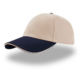 LIBERTY SANDWICH NATURAL-NAVY SANDWICH NATURAL baseball cap