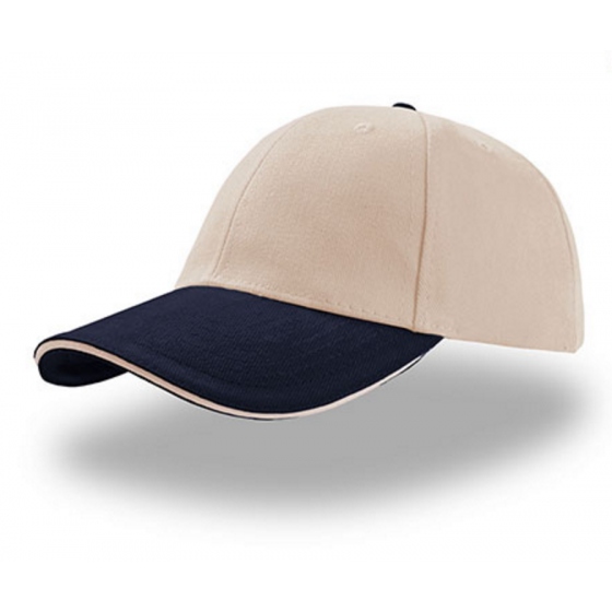 LIBERTY SANDWICH NATURAL-NAVY SANDWICH NATURAL baseball cap