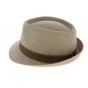 Trilby Monfortino Beige Linen Hat - Traclet