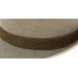 Monfortino Beige Linen Trilby Hat - Traclet