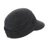 Casquette Paille Naturelle Noir - Seeberger Reference : 6831 | Chapellerie Traclet