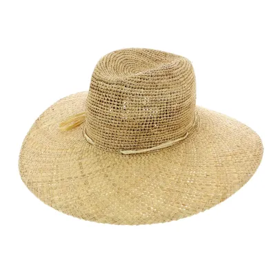 sun protection hat - sand straw Reference: 242 | Traclet Hat Shop