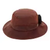 Waterproof Waxed Cotton Bucket Hat Rust - Herman Reference: 6850 | Traclet Hat Shop