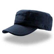 Cuban cap in plain navy cotton Reference: 6852 | Traclet Hat Shop