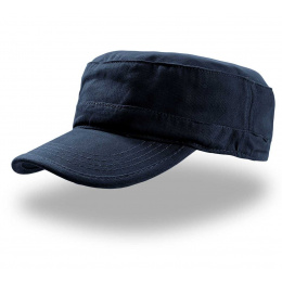 Navy Cotton Cuban Tank Cap