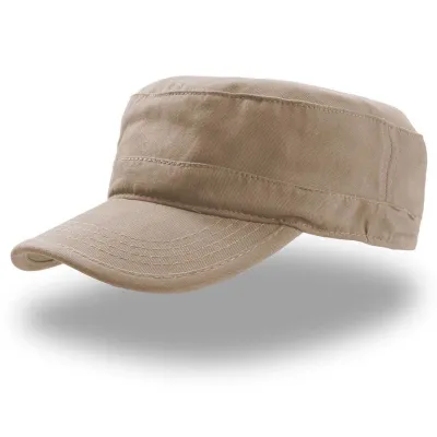 plain beige cotton cuban cap Reference: 6853 | Traclet Hat Shop