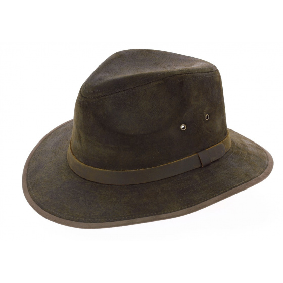 Traveller Hat Maroon Green Flinder - Jacaru