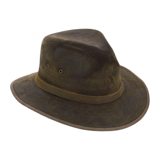 Chapeau Traveller Flinder Maron & kaki - Traclet Chapeau Traveller Flinder Maron & kaki - Traclet