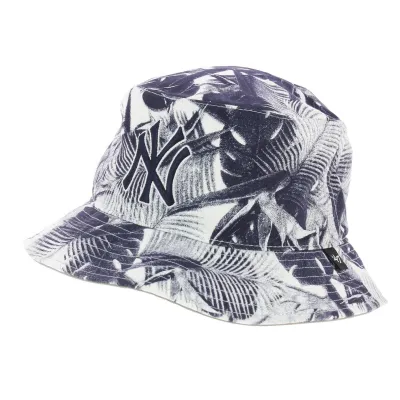 NY Yankees Two-Tone Cotton Bucket Hat - 47 Brand Reference: 6855 | Traclet Hat Shop