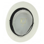 White Fur Felt Amazon Hat - Guerra 1855