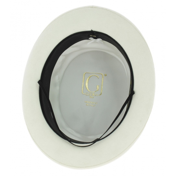 Chapeau Amazone Feutre Poil Blanc - Guerra 1855