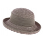 Natural Straw Lavender Breton Hat - Seeberger