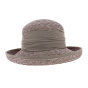 Breton Straw Hat Natural Lavender - Seeberger