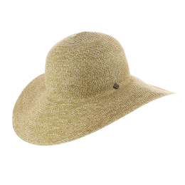 Saint Barth Beige Paper Straw Summer Wide Brim Hat - Seeberger
