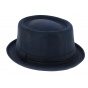 Davis Blue Porkpie Hat - Aussie Apparel