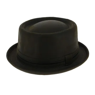 Brown Mike Porkpie Hat - Aussie Apparel Reference: 6880 | Traclet Hat Shop