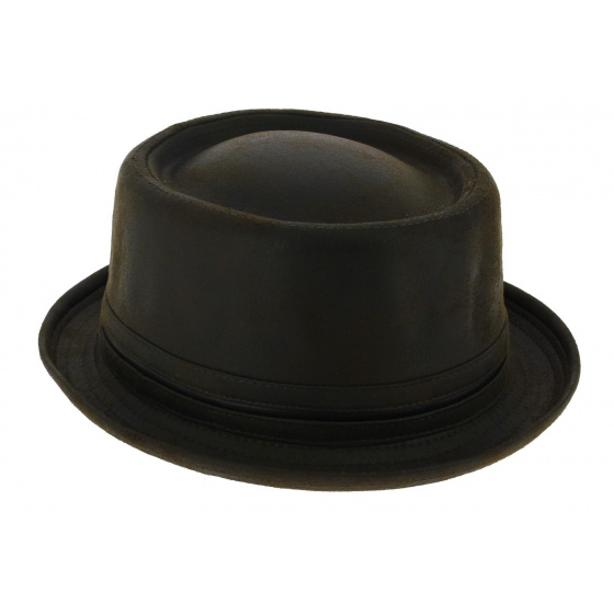 Chapeau Porkpie Mike Marron - Aussie Apparel Chapeau Porkpie Mike Marron - Aussie Apparel