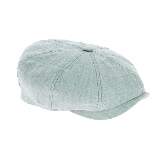 Blue linen Hatteras cap - Stetson