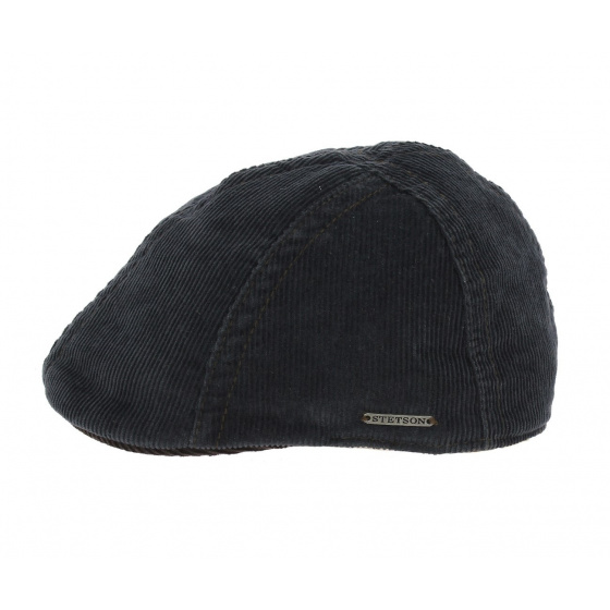 Corduroy Domed Cap with Ear Flaps - Stetson Corduroy Domed Cap with Ear Flaps - Stetson