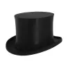 Chapeau Claque 15 cm Guerre 1855 -Traclet- Noir Reference : 422 | Chapellerie Traclet