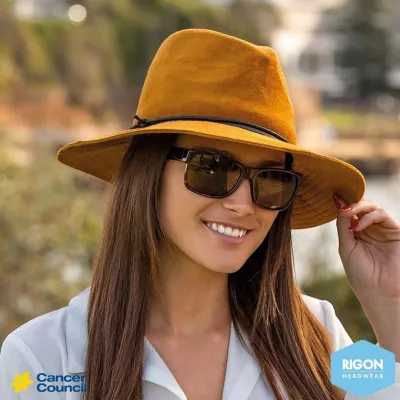 Rust suede hat - Rigon Reference: 6907 | Traclet Hat Shop