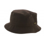 Brown Waxed Cotton Park Bucket Hat - Flechet