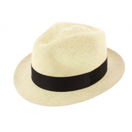 Natural Panama Trilby Hat Coiba - Traclet