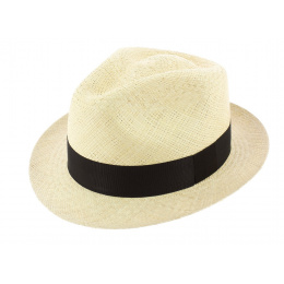 Trilby Panama Hat Natural Coiba - Traclet