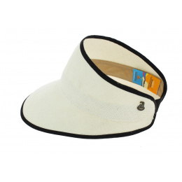 Casquette Visière Mirafolres Panama Blanchie - Traclet