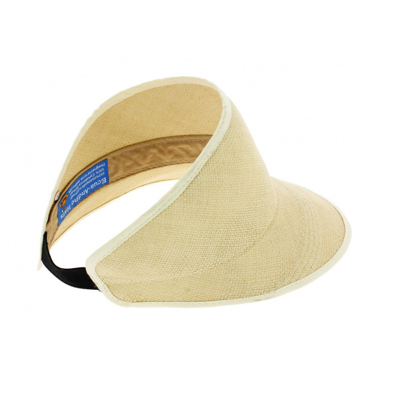 Casquette Visière Pueblito Panama Naturel - Traclet Casquette Visière Pueblito Panama Naturel - Traclet