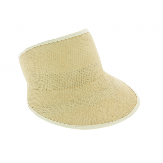Casquette Visière Pueblito Panama Naturel - Traclet Casquette Visière Pueblito Panama Naturel - Traclet