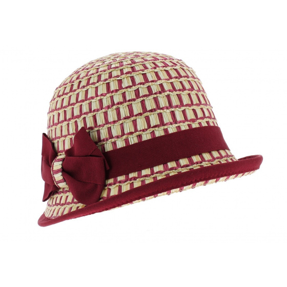 Burgundy Cloche Hat Imperia - Anna Rizzo