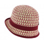 Burgundy Cloche Hat Imperia - Anna Rizzo