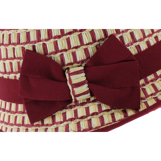 Chapeau Cloche Imperia Bordeaux - Anna Rizzo