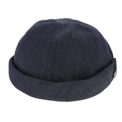 Navy Blue Cotton Docker Cooper Beanie - Mtm Reference: 5405 | Traclet Hat Shop
