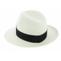 Roca Brava Panama Fedora Hat with Embroidered Ribbon - Traclet