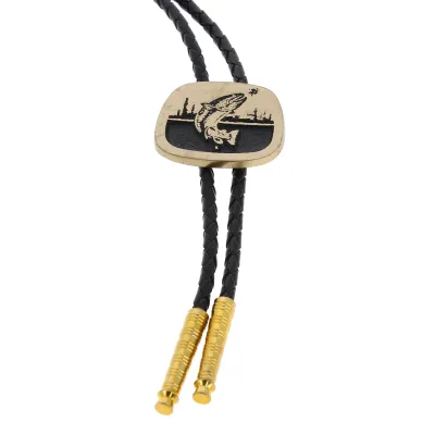 Bolo Tie Truite Dorée Reference : 1527 | Chapellerie Traclet