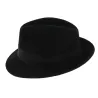 Chapeau Trilby Costello Feutre Laine Noir - Traclet Reference : 6986 | Chapellerie Traclet