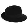 Chapeau Trilby Costello Feutre Laine Noir - Traclet Reference : 6986 | Chapellerie Traclet