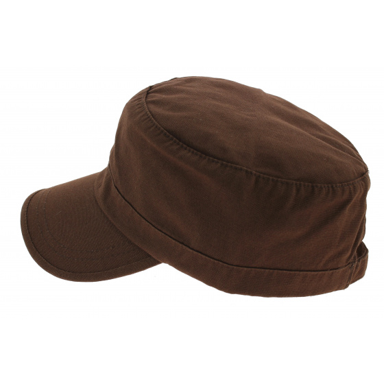 Brown Cotton Army Cap - Beechfield