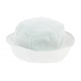 White Cotton Kids Bucket Hat - Traclet