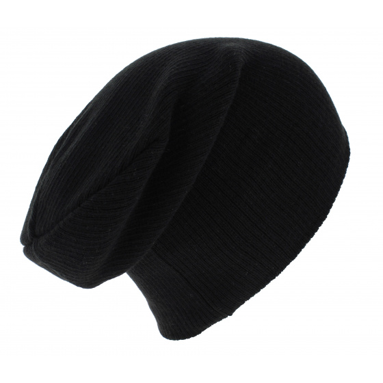 Oversize Acrylic Beanie Black - Beechfield