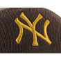 NY Yankees Acrylic Brown Beanie - 47 Brand