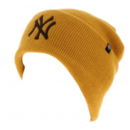 NY Yankees Acrylic Yellow Beanie - 47 Brand 