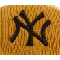 NY Yankees Acrylic Yellow Beanie - 47 Brand 