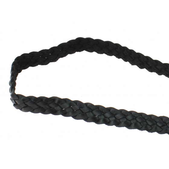 Garniture chapeau cuir noir - Aussie Apparel Garniture chapeau cuir noir - Aussie Apparel