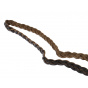 Brown leather hat band - Aussie Apparel