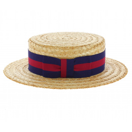 Portofino double-layer straw hat - Traclet